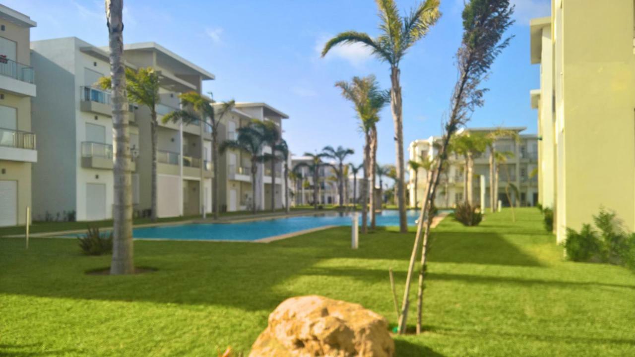 F3 Casabay Beach Sidi Rahal Vue Sur Piscine Kültér fotó