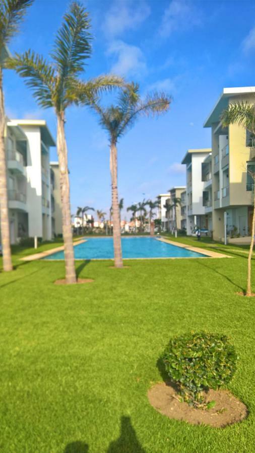 F3 Casabay Beach Sidi Rahal Vue Sur Piscine Kültér fotó